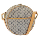 LOUIS VUITTON Monogram Mini Jeanne GM Umhängetasche Blau M92000 LV Auth bs34999-1