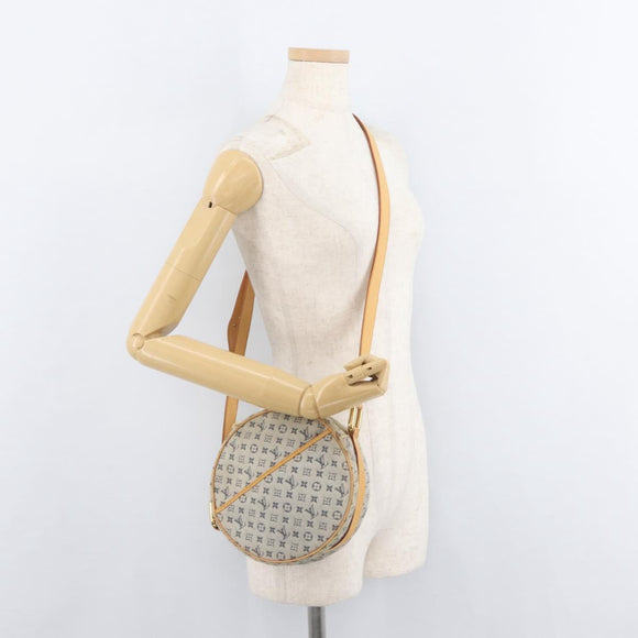 LOUIS VUITTON Monogram Mini Jeanne GM Umhängetasche Blau M92000 LV Auth bs34999
