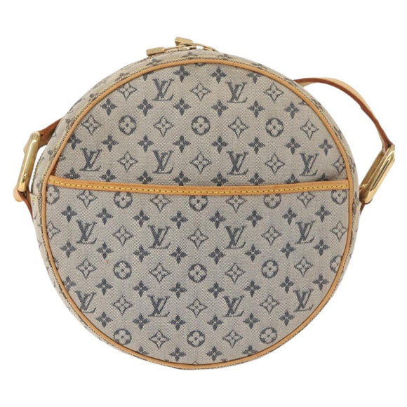 LOUIS VUITTON Monogram Mini Jeanne GM Umhängetasche Blau M92000 LV Auth bs34999