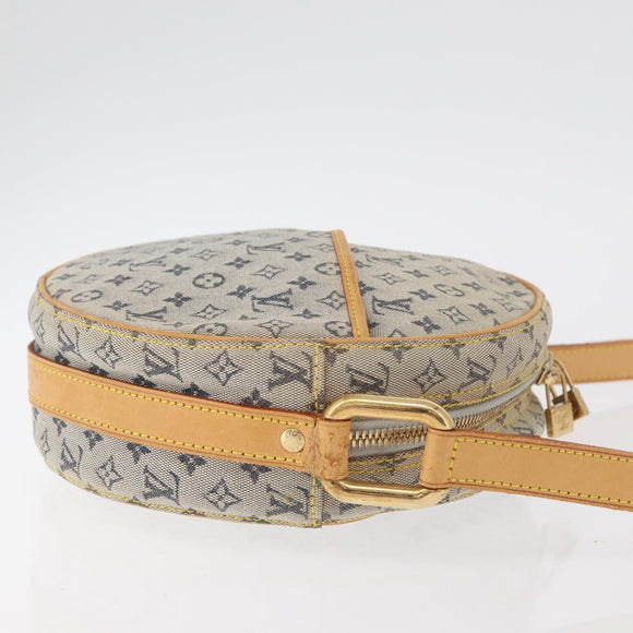 LOUIS VUITTON Monogram Mini Jeanne GM Umhängetasche Blau M92000 LV Auth bs34999