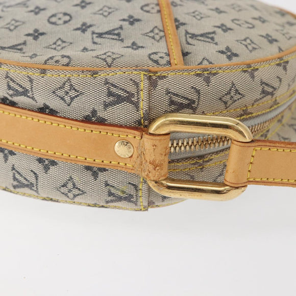 LOUIS VUITTON Monogram Mini Jeanne GM Umhängetasche Blau M92000 LV Auth bs34999