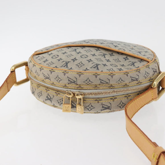 LOUIS VUITTON Monogram Mini Jeanne GM Umhängetasche Blau M92000 LV Auth bs34999