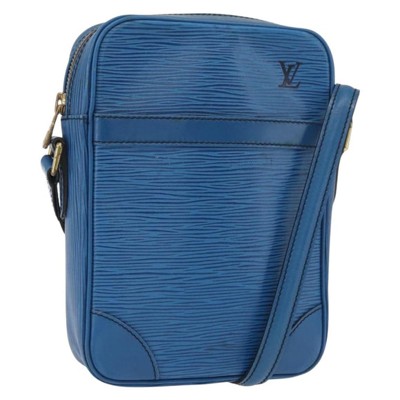 LOUIS VUITTON Epi Danube Shoulder Bag Blue M45635 LV Auth bs35000A