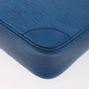LOUIS VUITTON Epi Danube Shoulder Bag Blue M45635 LV Auth bs35000A-15