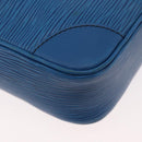 LOUIS VUITTON Epi Danube Shoulder Bag Blue M45635 LV Auth bs35000A-16