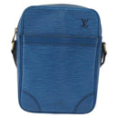LOUIS VUITTON Epi Danube Shoulder Bag Blue M45635 LV Auth bs35000A-13