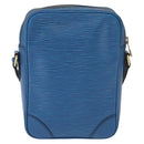 LOUIS VUITTON Epi Danube Shoulder Bag Blue M45635 LV Auth bs35000A-2