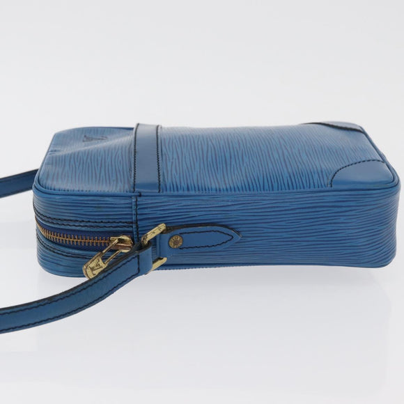 LOUIS VUITTON Epi Danube Shoulder Bag Blue M45635 LV Auth bs35000A