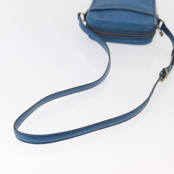 LOUIS VUITTON Epi Danube Shoulder Bag Blue M45635 LV Auth bs35000A