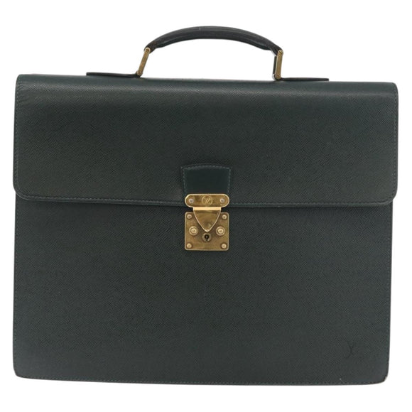 LOUIS VUITTON Taiga Serviette Moskova Business Bag Epicea M30034 LV Auth bs35001