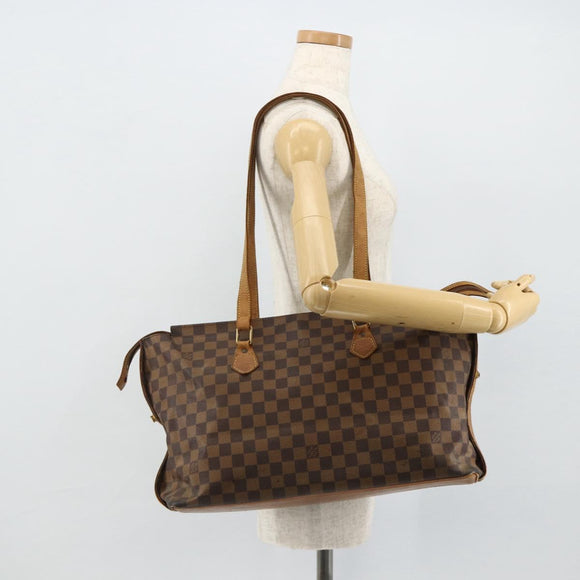 LOUIS VUITTON Damier Ebene Colombine Bag 100th anniversary N99037 Auth bs35002