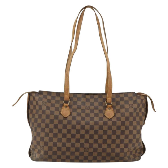 LOUIS VUITTON Damier Ebene Colombine Bag 100th anniversary N99037 Auth bs35002