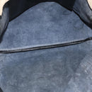 Chloe Tote Bag Leather Navy Gold Auth bs35003-14