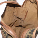 FENDI Zucca Canvas Shoulder Bag Brown Black Auth bs35004-21