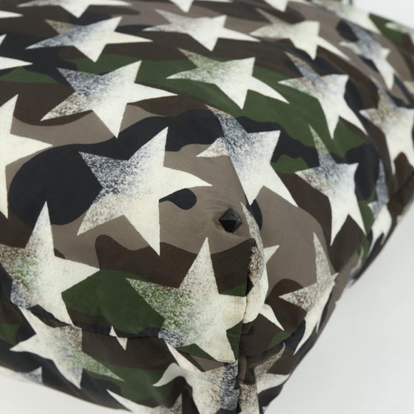 VALENTINO Tote Bag Nylon Khaki Auth bs35007A