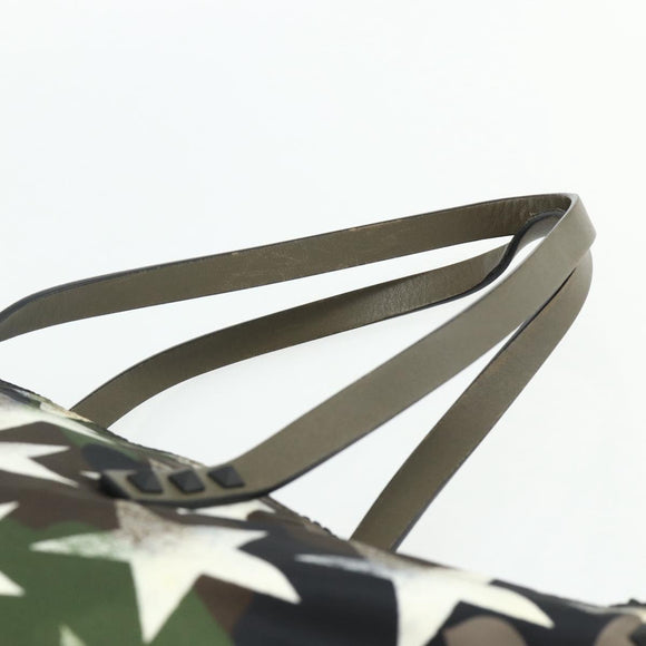 VALENTINO Tote Bag Nylon Khaki Auth bs35007A