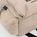 BURBERRY Backpack Nylon Pink Silver Auth bs35010-17