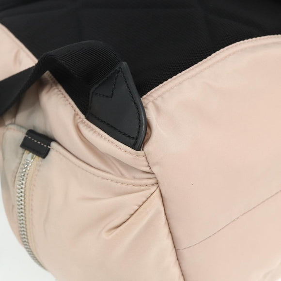 BURBERRY Backpack Nylon Pink Silver Auth bs35010