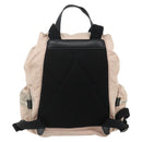 BURBERRY Backpack Nylon Pink Silver Auth bs35010-2