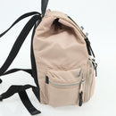 BURBERRY Backpack Nylon Pink Silver Auth bs35010-3