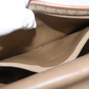 Christian Dior Honeycomb Canvas Shoulder Bag PVC Beige Gold Auth bs35012-22