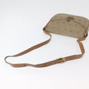 Christian Dior Honeycomb Canvas Shoulder Bag PVC Beige Gold Auth bs35012-8