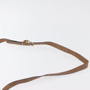 Christian Dior Honeycomb Canvas Shoulder Bag PVC Beige Gold Auth bs35012-9