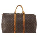 LOUIS VUITTON Monogram Keepall 50 Boston Bag M41426 LV Auth bs35015-2