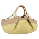 LOEWE Anagram Nappa Aire Hand Bag Leather Yellow Gold Auth bs35016A-1