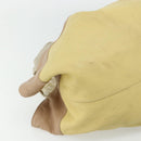 LOEWE Anagram Nappa Aire Hand Bag Leather Yellow Gold Auth bs35016A-16