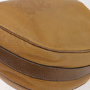 LOEWE Anagram Purse Shoulder Bag Leather Yellow Gold Auth bs35017-14