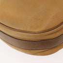 LOEWE Anagram Purse Shoulder Bag Leather Yellow Gold Auth bs35017-15