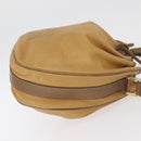 LOEWE Anagram Purse Shoulder Bag Leather Yellow Gold Auth bs35017-3