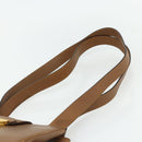 Salvatore Ferragamo Tote Bag Leather Brown Gold Auth bs35019-8