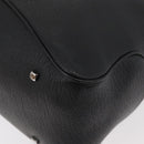 Salvatore Ferragamo Vala Tote Bag Leather Black Silver Auth bs35020-17