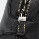 Salvatore Ferragamo Vala Tote Bag Leather Black Silver Auth bs35020-18