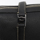 Salvatore Ferragamo Vala Tote Bag Leather Black Silver Auth bs35020-19