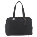 Salvatore Ferragamo Vala Tote Bag Leather Black Silver Auth bs35020-13