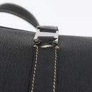 Salvatore Ferragamo Vala Tote Bag Leather Black Silver Auth bs35020-8