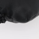 GUCCI Shoulder Bag Leather Black Silver 268244 Auth bs35022-14