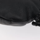 GUCCI Shoulder Bag Leather Black Silver 268244 Auth bs35022-17