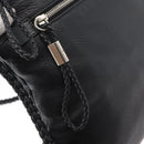 GUCCI Shoulder Bag Leather Black Silver 268244 Auth bs35022-18