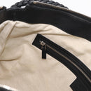 GUCCI Shoulder Bag Leather Black Silver 268244 Auth bs35022-22