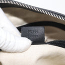 GUCCI Shoulder Bag Leather Black Silver 268244 Auth bs35022-12