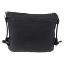 GUCCI Shoulder Bag Leather Black Silver 268244 Auth bs35022-2