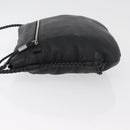 GUCCI Shoulder Bag Leather Black Silver 268244 Auth bs35022-4