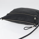 GUCCI Shoulder Bag Leather Black Silver 268244 Auth bs35022-6