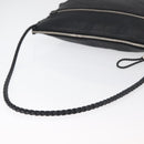 GUCCI Shoulder Bag Leather Black Silver 268244 Auth bs35022-7