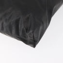 CHANEL Pouch Coated Canvas Black Gold CC Auth bs35024-15