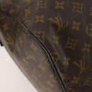 LOUIS VUITTON Monogram Macassar Keepall Bandouliere 55 Bag M56714 Auth bs35027-17